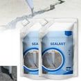 thumbnail image 1 of Concrete Caulking Adhesive, Concrete Crack Filler, New 500ml Self-Leveling Sealant, for Foundations, Repairs Horizontal & Vertical Cracks (Black,2Pcs), 1 of 7