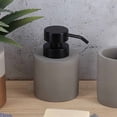 thumbnail image 1 of Concrete Cement Hand Soap Dispenser with Black Pump, 10 Oz Refillable Design, Gray, 1 of 6