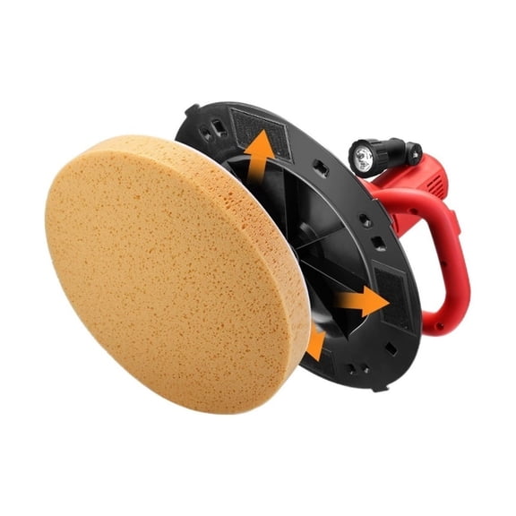 Concrete Cement Mortar Trowel Adjustable Speed 80-600RPM 1700W Electric Trowel Wall Smoothing Machine with long handle, ,Easy to Operate