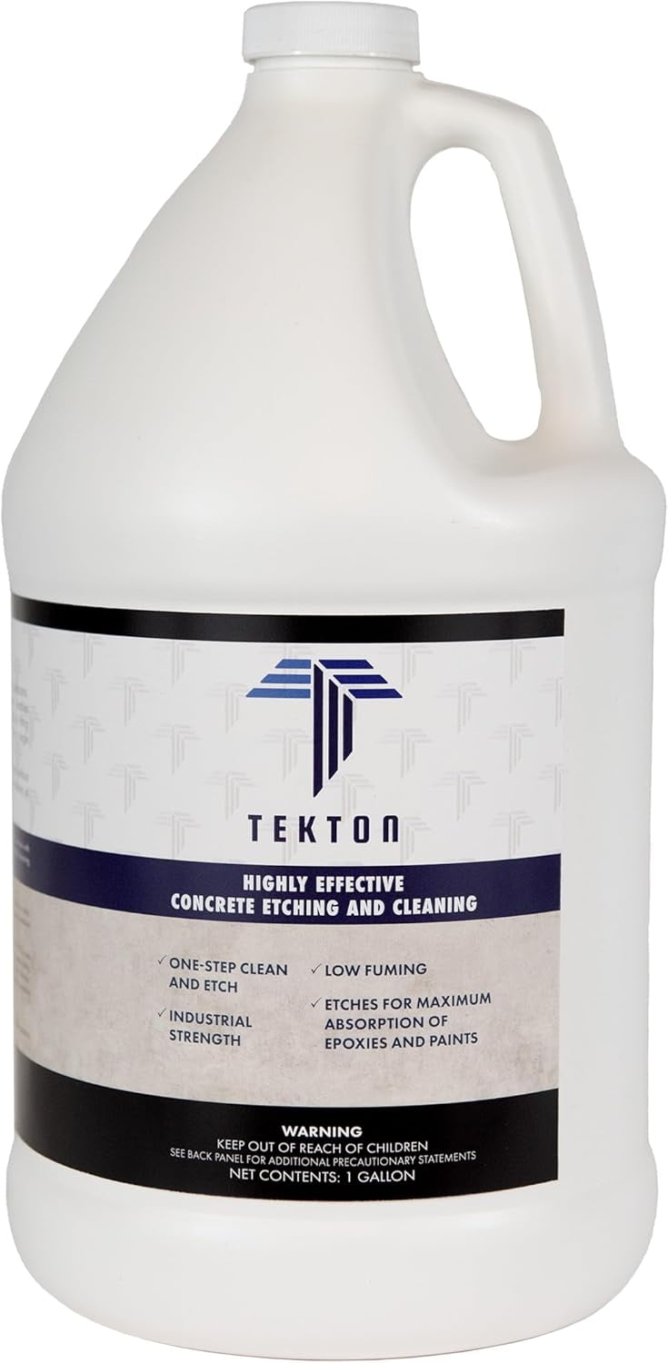 Concrete Cleaner: Ready-to-Use Etching and Cleaning Solution for Garage Floors, Driveways, Patios, Walkways - The Ultimate Solution for Stains, Grease, and Surface Prep