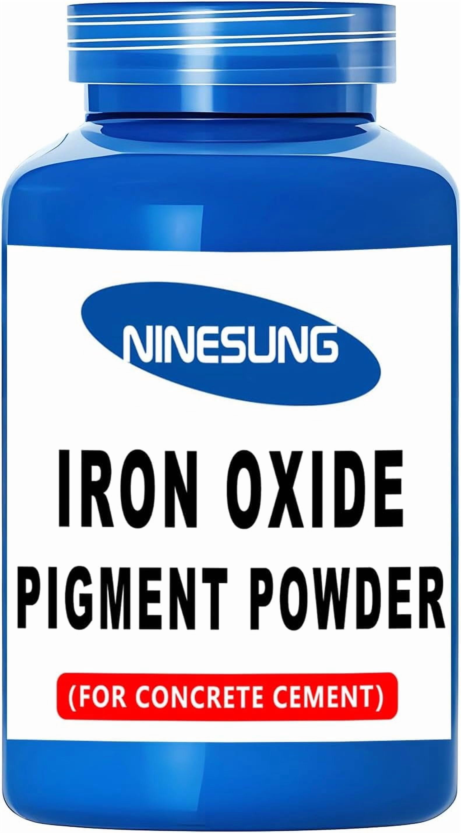Concrete Color Pigment Powder - Iron Oxide Blue Dye (4 oz) for Cement ...