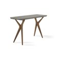 thumbnail image 1 of HomeRoots Concrete, Wood Concrete Console Table, 1 of 4