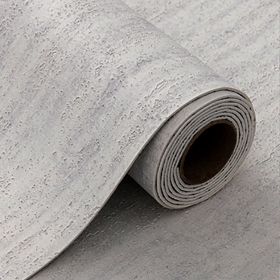 Concrete Contact Paper 3D Extra Faux Cement Concrete Wallpaper Peel and Stick Vinyl Textured Removable Adhesive Sticky Wall Tile Sticker for Kitchen Countertop Gym Bathroom,15.7" x 118"