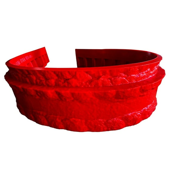 Concrete Countertop Forms  Chiseled Stone Step Liner 7-1/4" x 96" Flexible Edging Molds for Stairs, Porches, & Slabs  Realistic Natural Stone Texture  Made in USA (SL 1003)