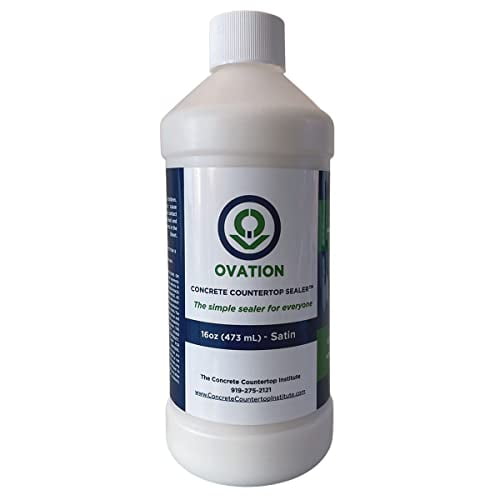 Concrete Countertop Sealer - an Easy, Food Safe Cement Seal for DIY use (16 oz Satin)