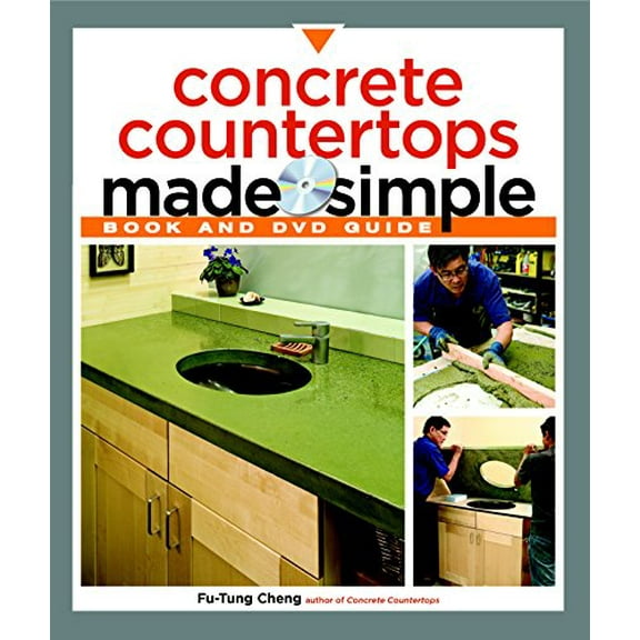 Pre-Owned Concrete Countertops Made Simple: A Step-By-Step Guide [With DVD] (Paperback) 1561588822 9781561588824
