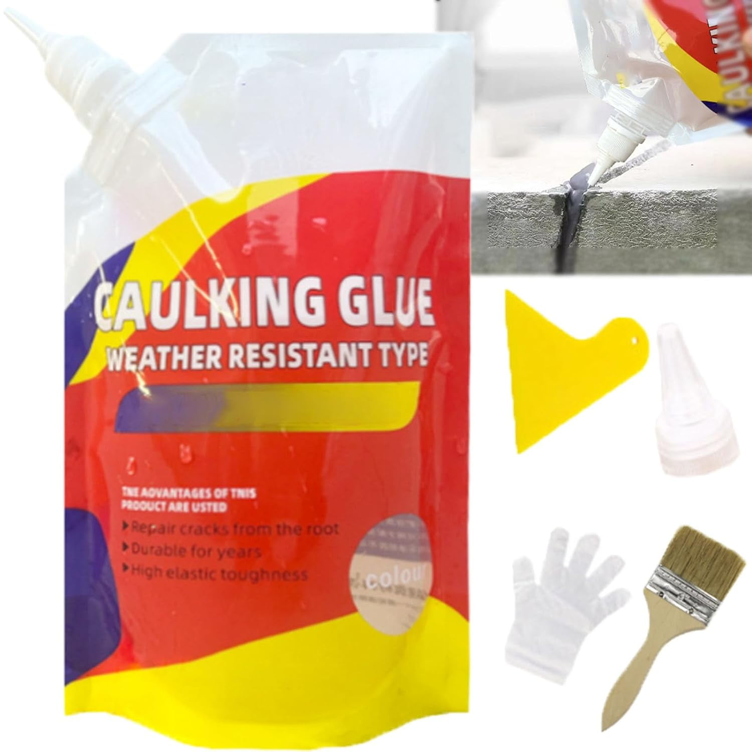 Concrete Crack Waterproof Repair SealantCaulking Glue Weather