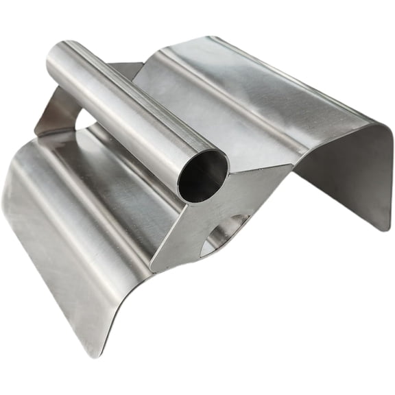 Concrete Curb Trowel, Garden Edging Curb Trowel Concrete Tool, Concrete Curb Machine, Concrete Curbing Trowel with Putty Knife (Silver)