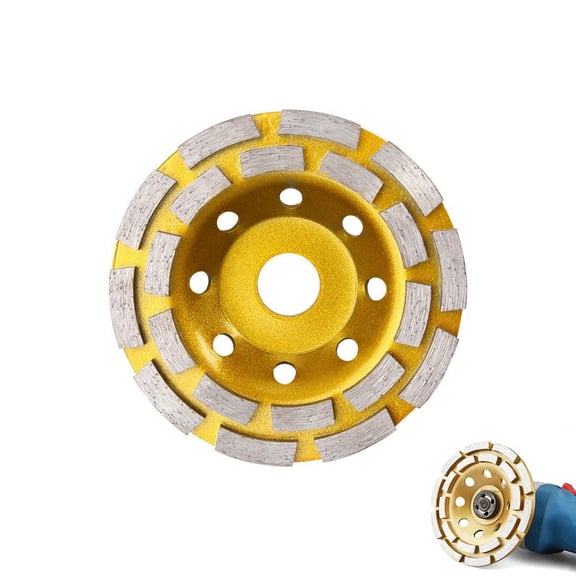 Concrete Diamond Grinding Cup Wheel,4.5/4.9/5.9 Inch Diamond Cup Grinder,Heavy Duty Angle Grinder Wheels for Angle Grinders,Shaping Cleaning Concrete Masonry Marble Granite Brick
