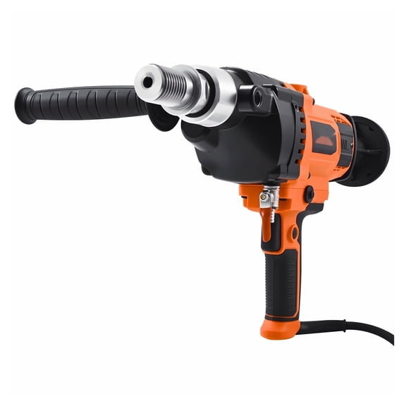 Concrete Drill Rig 2000W - 6.3in Core Drill - Wet/Dry Drilling - Variable Speed - 4 Drill Bits for Concrete, Brick, Stone