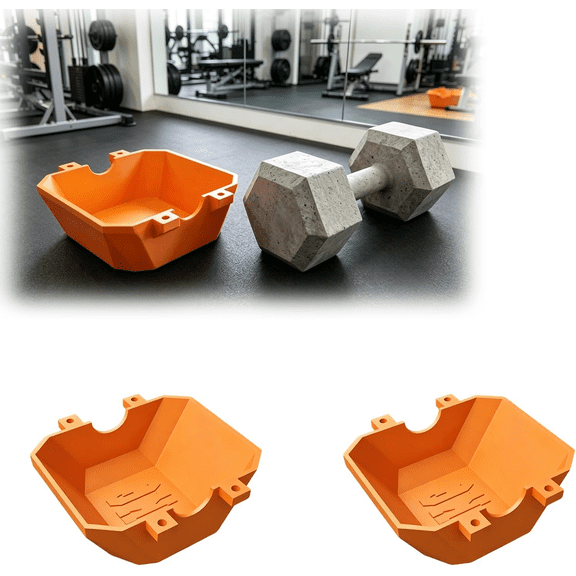 Concrete Dumbbell Mold 19.8 Pounds DIY Dumbbell Kit, Compatible With Home Gym Equipment, Fitness Weight Training Mold