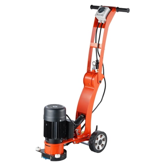 Concrete Floor Grinder 7 Inch, 1.7HP Electric Polisher - Walk Behind Grinder 1300W, 1720RPM Brushless Motor for Granite Marble Stone, Wet/Dry