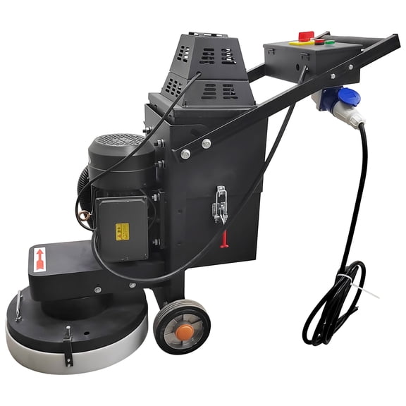 Concrete Floor Grinder Polishing Machine 5 Grinding Head 220V 1-phase 4KW with 20L Dust Bin