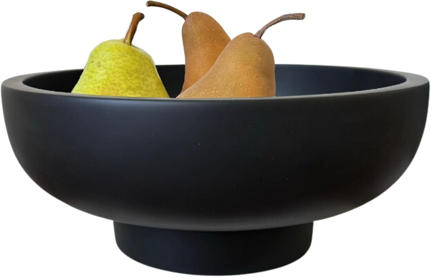 Concrete Fruit Bowl for Kitchen Counter Large Decorative Bowl for