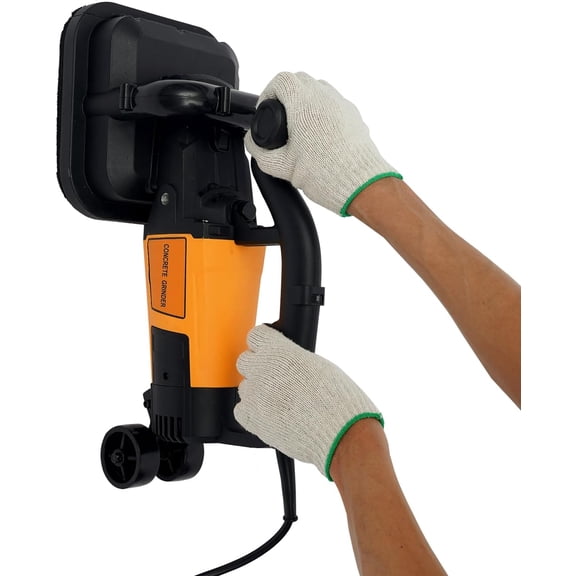 Concrete Grinder Machine 4 Head 3800W 6000RPM 6 Speed Electric Concrete Grinder 4" Concrete Surface Grinder For Grinding Concrete Marble Granite Diamond