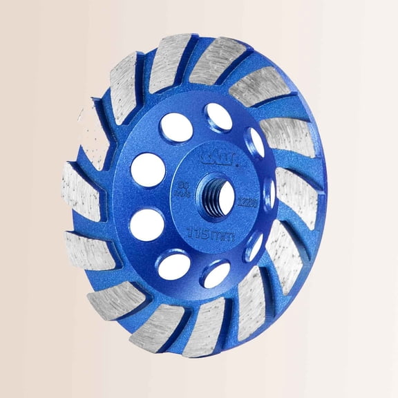 Concrete Grinding Wheels Turbo Diamond Segments Arbor Diamond Grinding Wheel for Paint, Epoxy, Mastic, Coating Removal