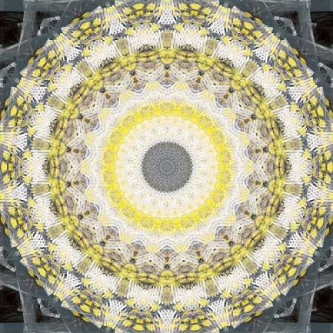 Concrete Mandala II Canvas Art - Linda Woods (24 x 24)