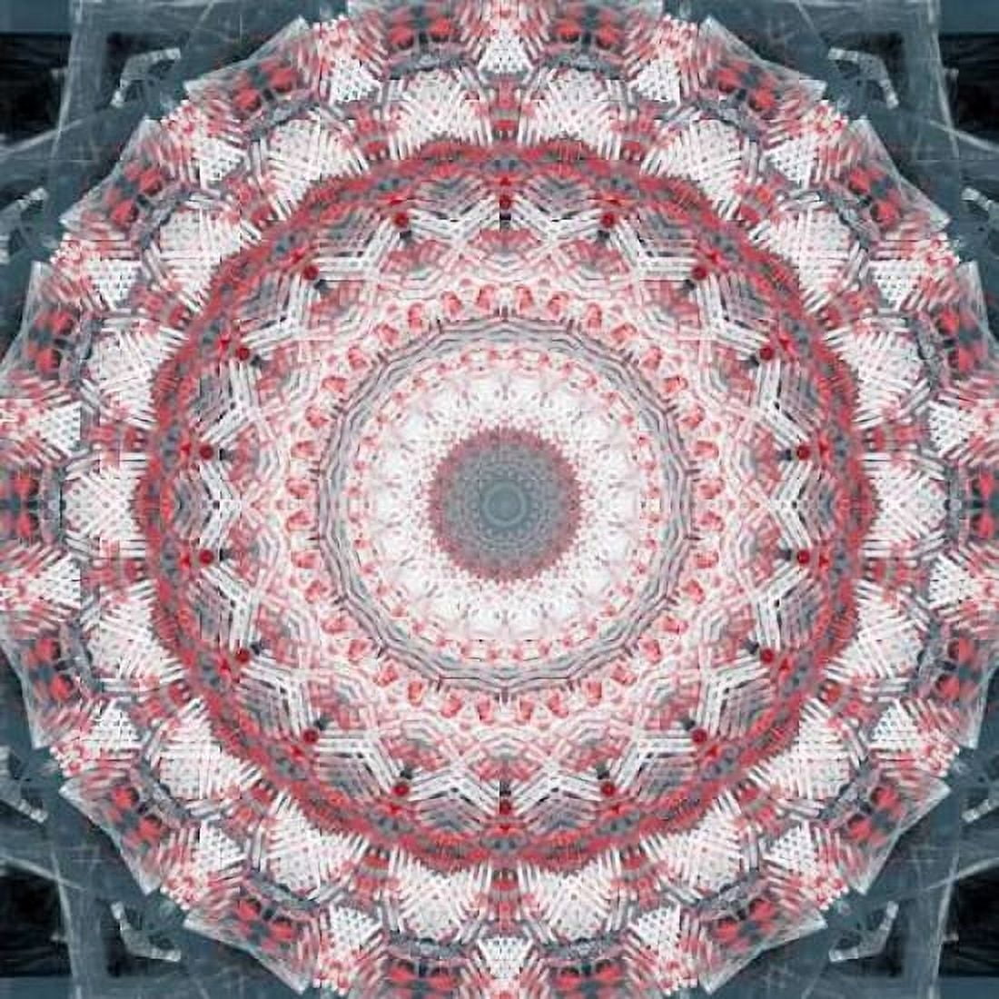 Concrete Mandala III Canvas Art - Linda Woods (24 x 24)