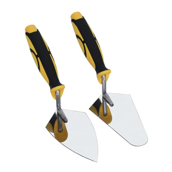 Concrete Masonry Tools Set Stainless Steel Pointing and Gauging Brick Laying Trowel Stucco Cement Flooring Kit Construction Hand Tool