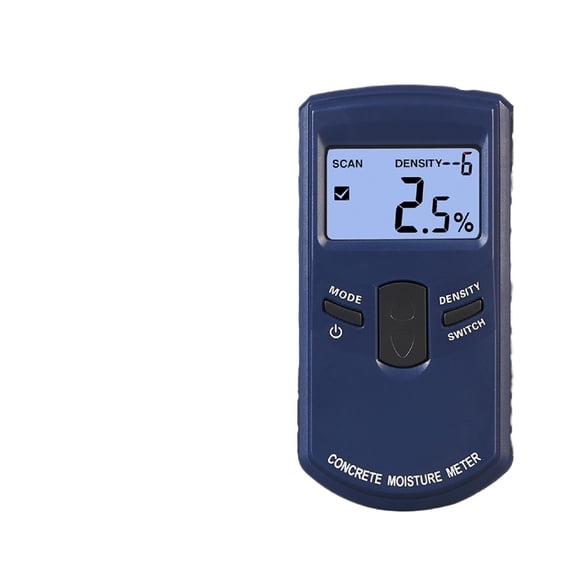 Concrete Moisture Meter Wall Tester NonDestructive Pinless Moisture Measurement Device with LCD