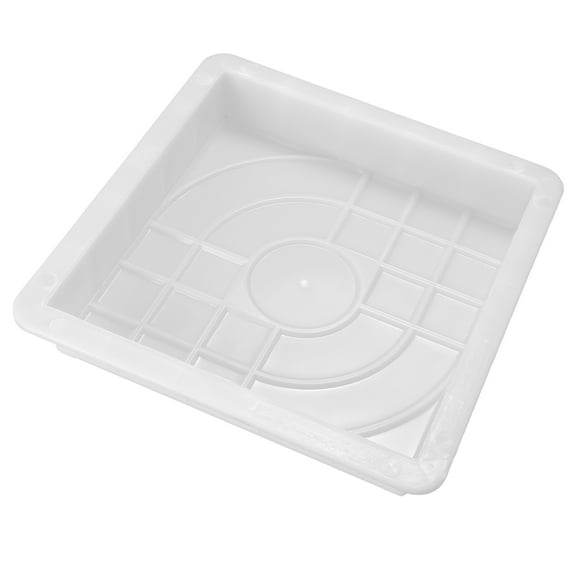 Concrete Molds Cement Stepping Stones Pavement Slabs for Garden Plant Pot White