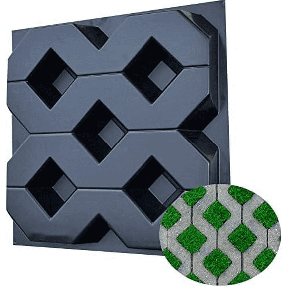 Concrete Molds DIY Grass Concrete Paving Block Concrete Pavers & Paving Stones S62$$Tools & Hardware Other