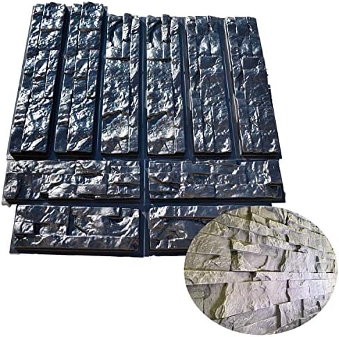 Concrete Molds DIY Set 10 pcs Plastic Molds for Concrete Plaster Wall ...