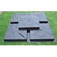Concrete Molds DIY Set 5 pcs Plastic Molds Slabs Stone Pation Pavers