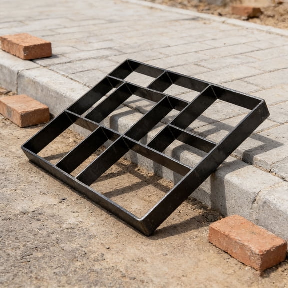 Concrete Molds and Forms, 1 Pack Reusable Stone Moldings Diy Paving Pavement Walk Maker Irregular Stepping Stone Paver Walkways Cement Molds for Patio, Lawn & Garden