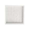 thumbnail image 1 of Concrete Paver Molds, Stepping Stone Molds, 12 in Square, White Polypropylene, Backyard Paving, Outdoor Upgrades, 1 Pc, 1 of 7