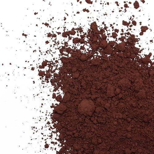 Concrete Pigment, Brown Iron Oxide Cement Dye Color for Mortar, Grout, Plaster, Tile, Paint, Paving Concrete Mold (Brown, 4 oz)