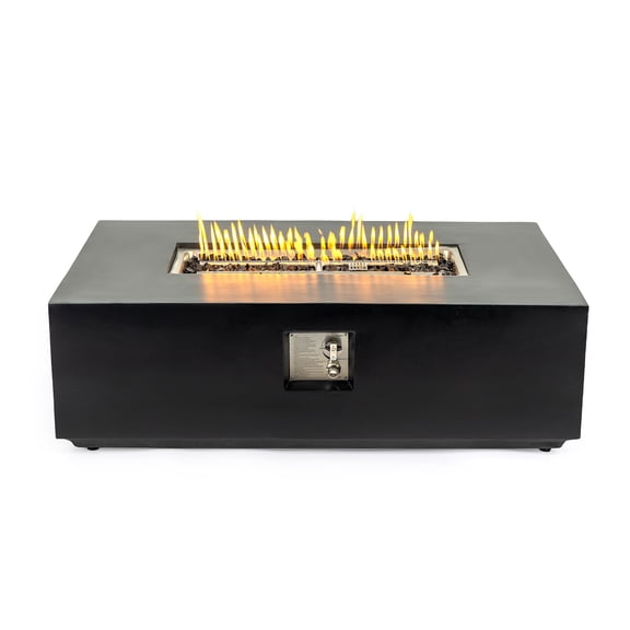 Concrete Propane Gas Fire Pit Table
