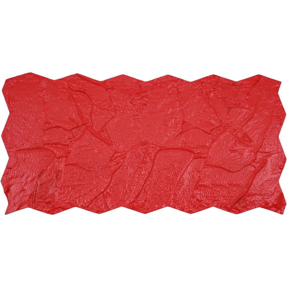 Concrete Stamp 23.62x11.81in Realistic Stone Texture Concrete Mold Concrete Seamless Stamp Mat Polyurethane Stone Wall Texture Skin for Paths Sidewalks, Outdoor Landscaping Stone Forms