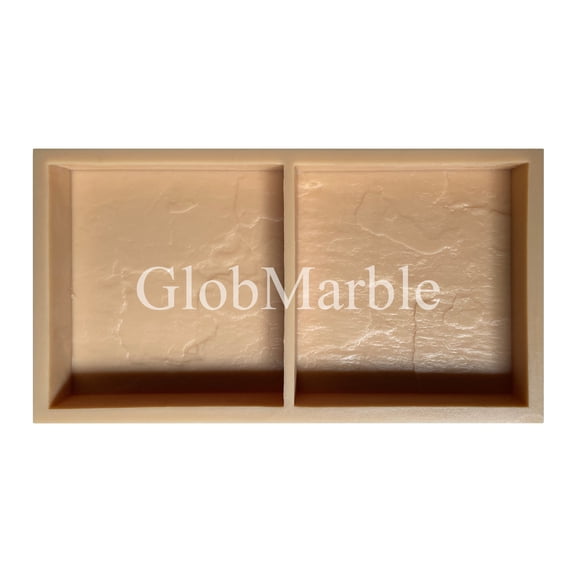 Concrete Stone Mold from GlobMarble. Stepping Stone Mold SS 5301/2. Rubber Mold