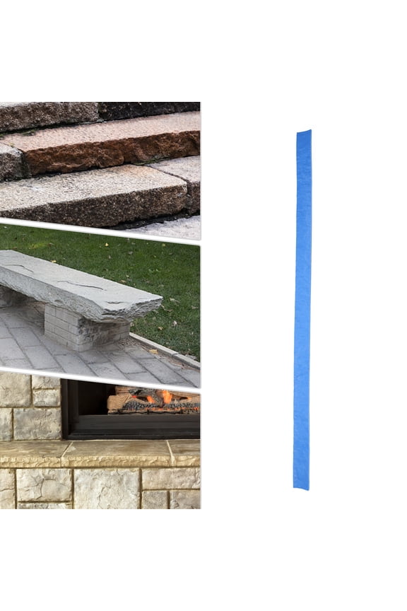 Concrete Stone Rock Edge Form Liner Countertops Steps Benches & Fireplaces