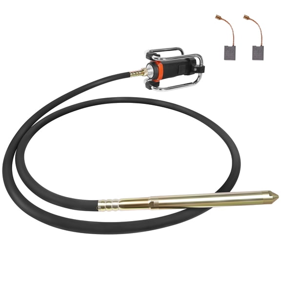 Concrete Vibrating Tool, Portable Construction Insertion Vibrator, 1500W Electric Concrete Vibrator Handheld, 16,000 VPM Concrete Vibrator, With 14.75ft Shaft