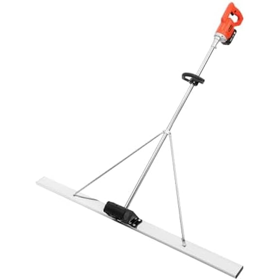 Concrete Vibrating Tool, Power Screed Concrete Finishing Vibra Tool with 5ft Stainless Steel Board, Electric Cordless Concrete Screed Vibratory Kit$$Tools & Hardware Other