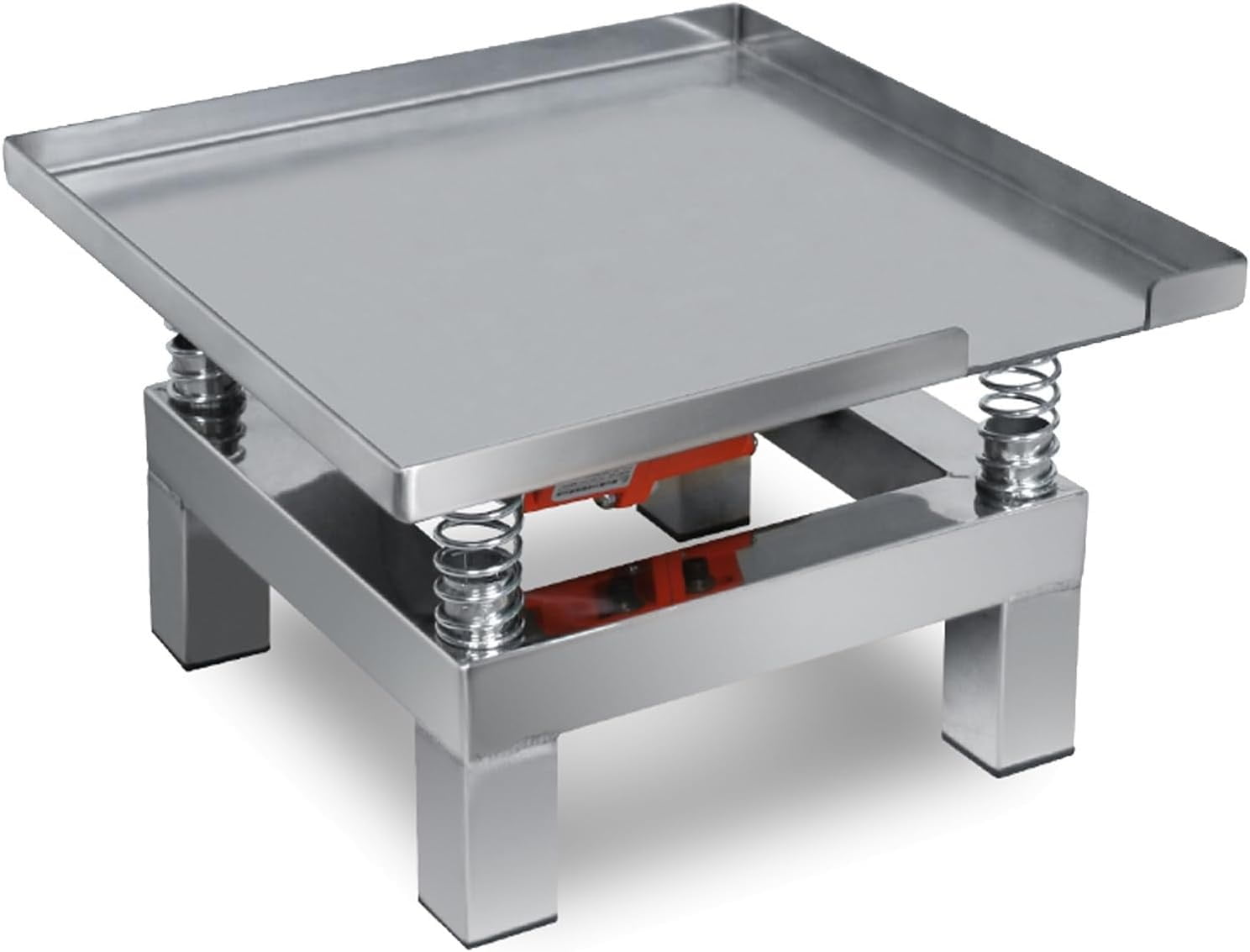 Concrete Vibration Table 35 X 35 CM, Stainless Steel Small Vibrating Test  Bench, Compactor Platform for Laboratory, Warehouse, Workshop