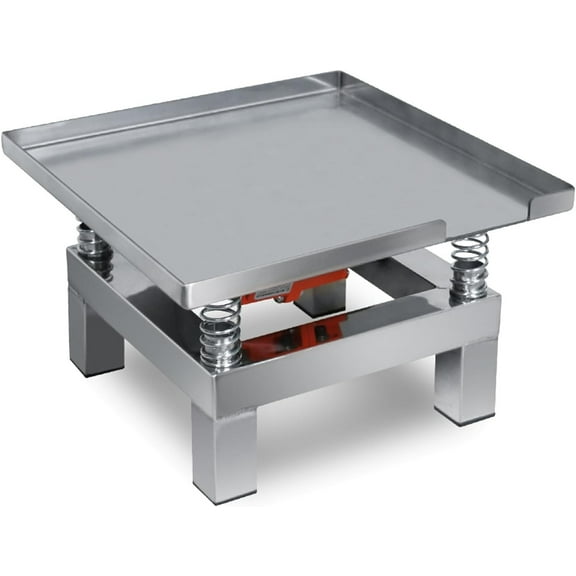 Concrete Vibration Table 35 X 35 CM, Stainless Steel Small Vibrating Test Bench, Compactor Platform for Laboratory, Warehouse, Workshop
