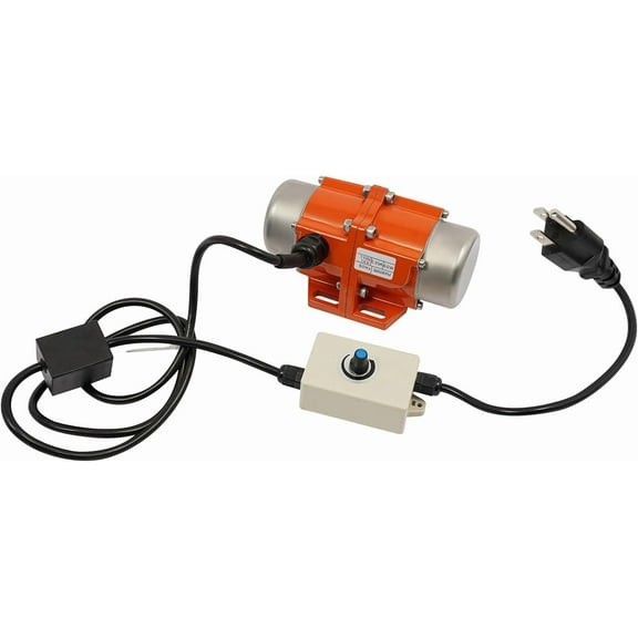 Concrete Vibration Vibrators 3600 RPM 110V Construction Vibrators with Speed Controller Single Phase Asynchronous Vibrating Vibrator for Mechanical Equipment (100, Watts)