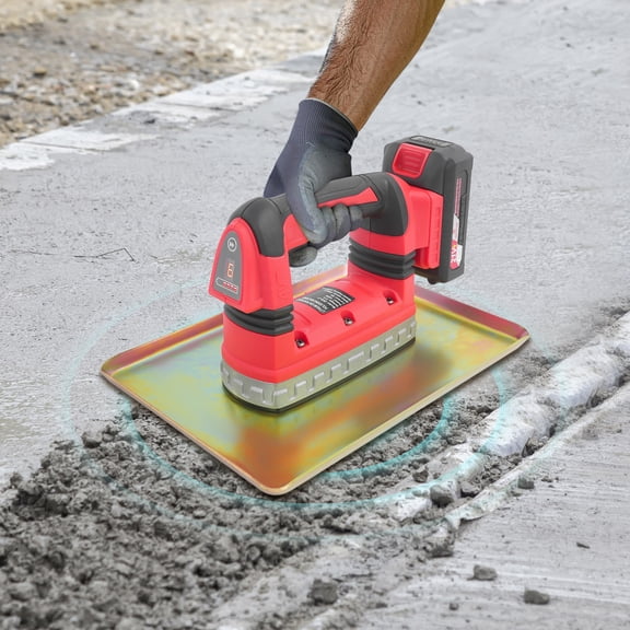 Concrete Vibrator, Portable Handheld Cement Vibrating Machine, Troweling Concrete Vibrator, Concrete Flat Plate Vibrator