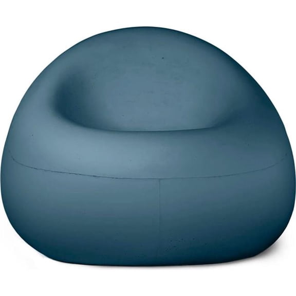 Concretti Designs B3219209 Bubble Lounge Chair - Dark Blue Concrete