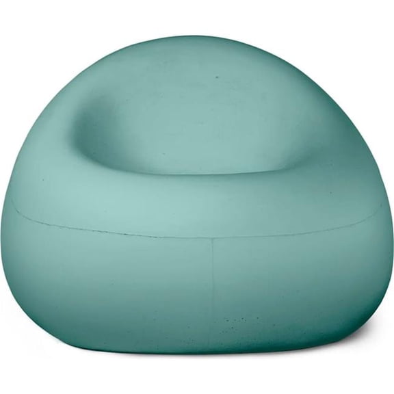 Concretti Designs B3219210 Bubble Lounge Chair - Turquoise Concrete