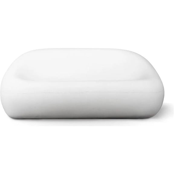 Concretti Designs B3219211 Bubble Couch Loveseat - White Concrete
