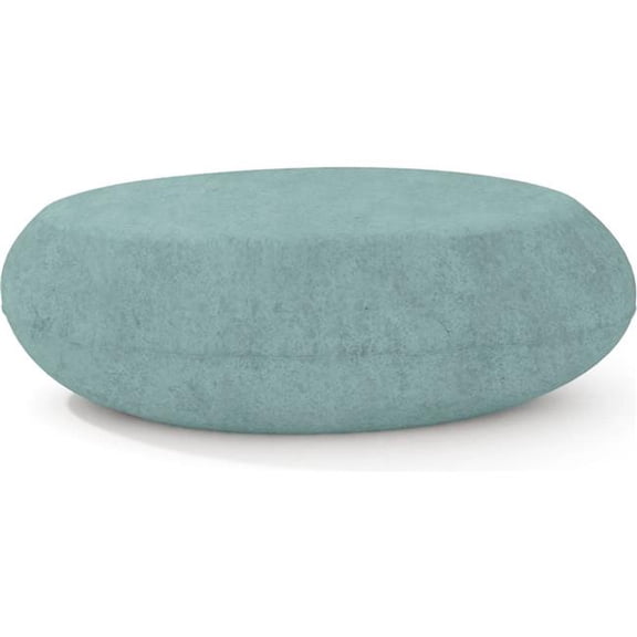 Concretti Designs B3219217 24 x 36 in. Indoor & Outdoor Pebble Table - Medium - Turquoise Concrete