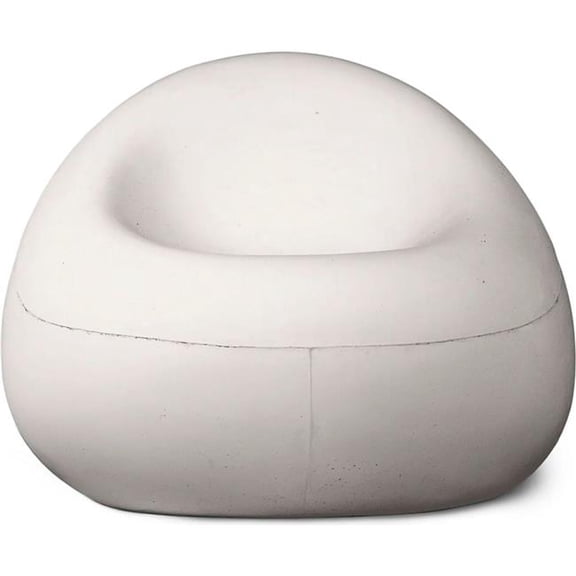 Concretti Designs B3219313 Bubble Lounge Chair - Platinum Concrete - Gray