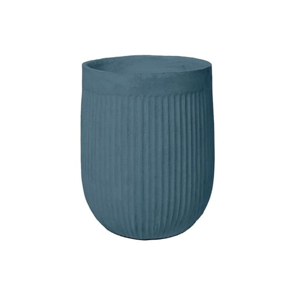 Concretti Designs B3252060 Azalea Indoor & Outdoor Round Pot Planter, Kale - 15 in. Dia. x 20.5 in.