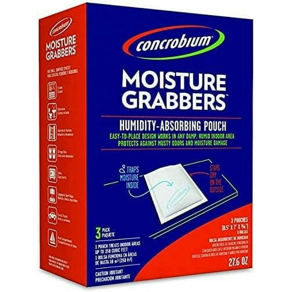 Concrobium 745-3276 Moisture Grabbers 3 Pack by Concrobium