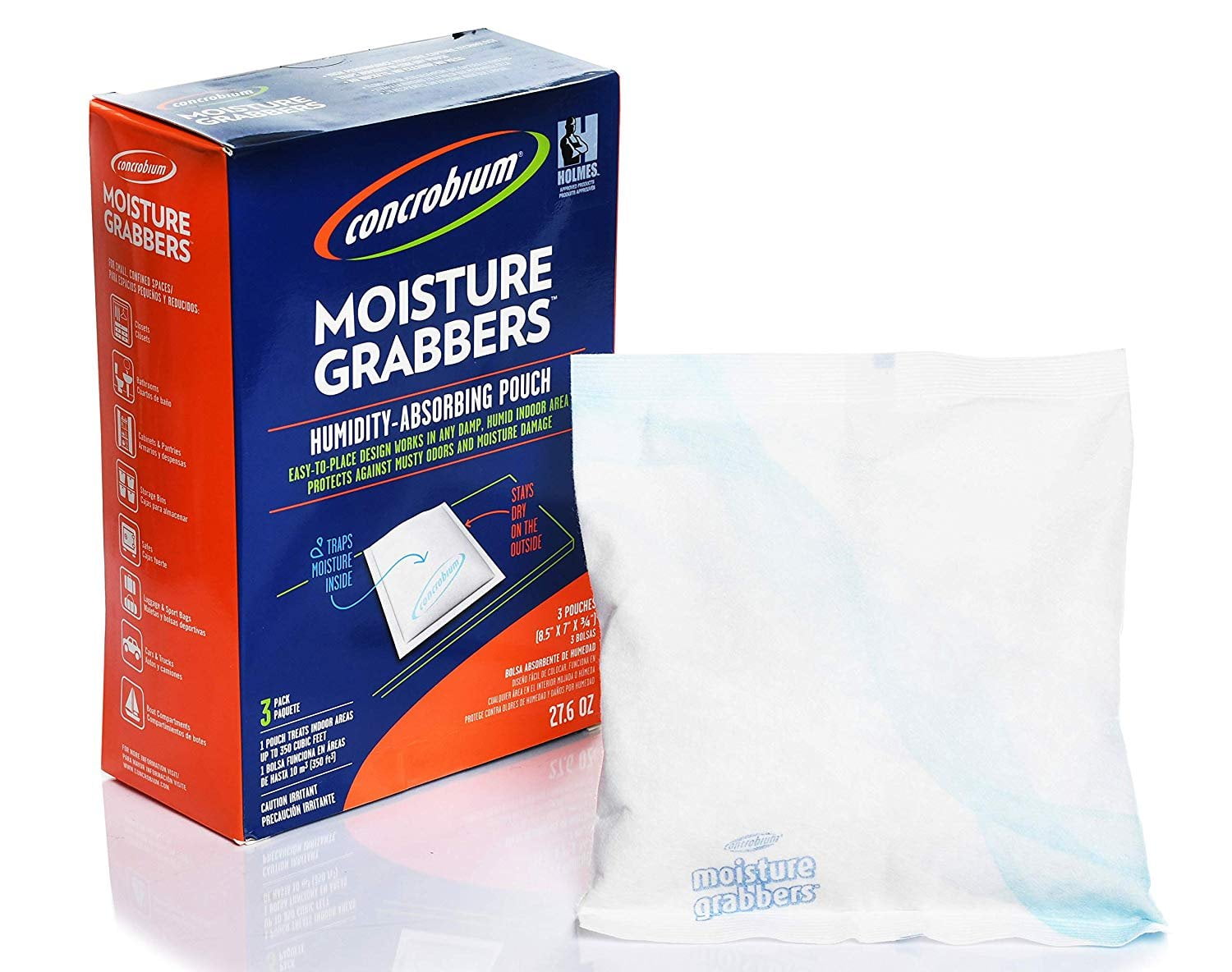 Concrobium 745-3276 Reusable Moisture Control Grabber, 9.2 Oz  