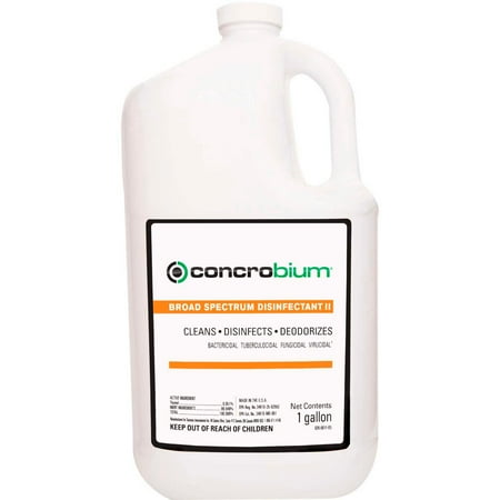 Concrobium Broad Spectrum Disinfectant Cleaner Pro, 1 Gallon Bottle - 626001, Lot of 4